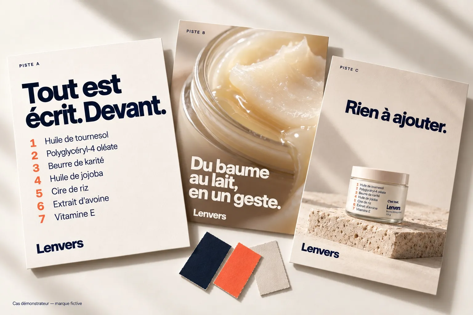 Lenvers : exploration de trois pistes créatives et de leurs ambiances